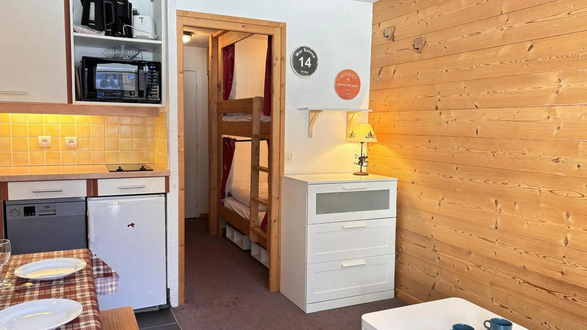 Studio Cabine 4 Pers. Avec Balcon Et Wifi A Avoriaz - Fr-1-634-95 Morzine France