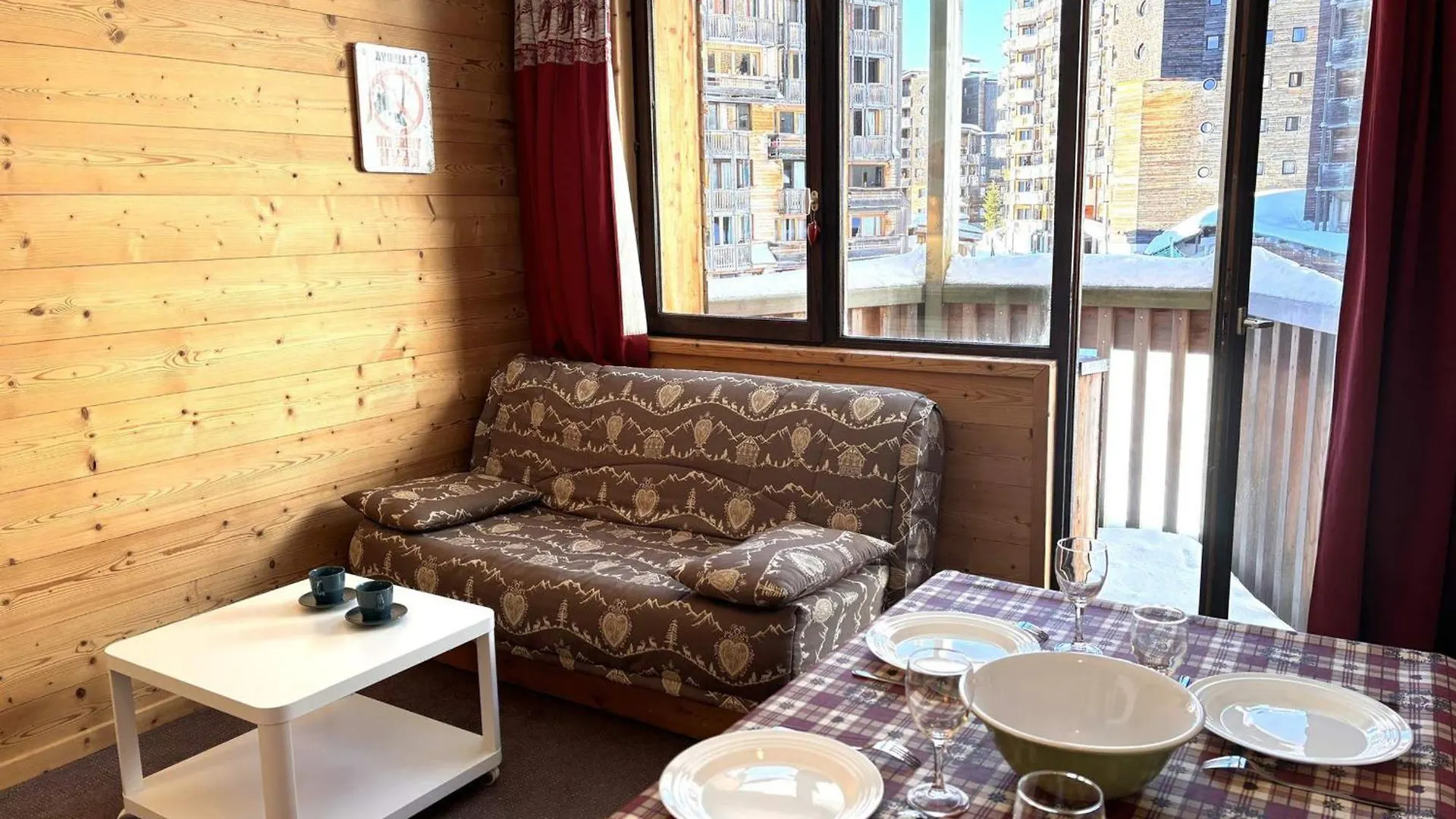 Studio Cabine 4 Pers. Avec Balcon Et Wifi A Avoriaz - Fr-1-634-95 Morzine Apartment